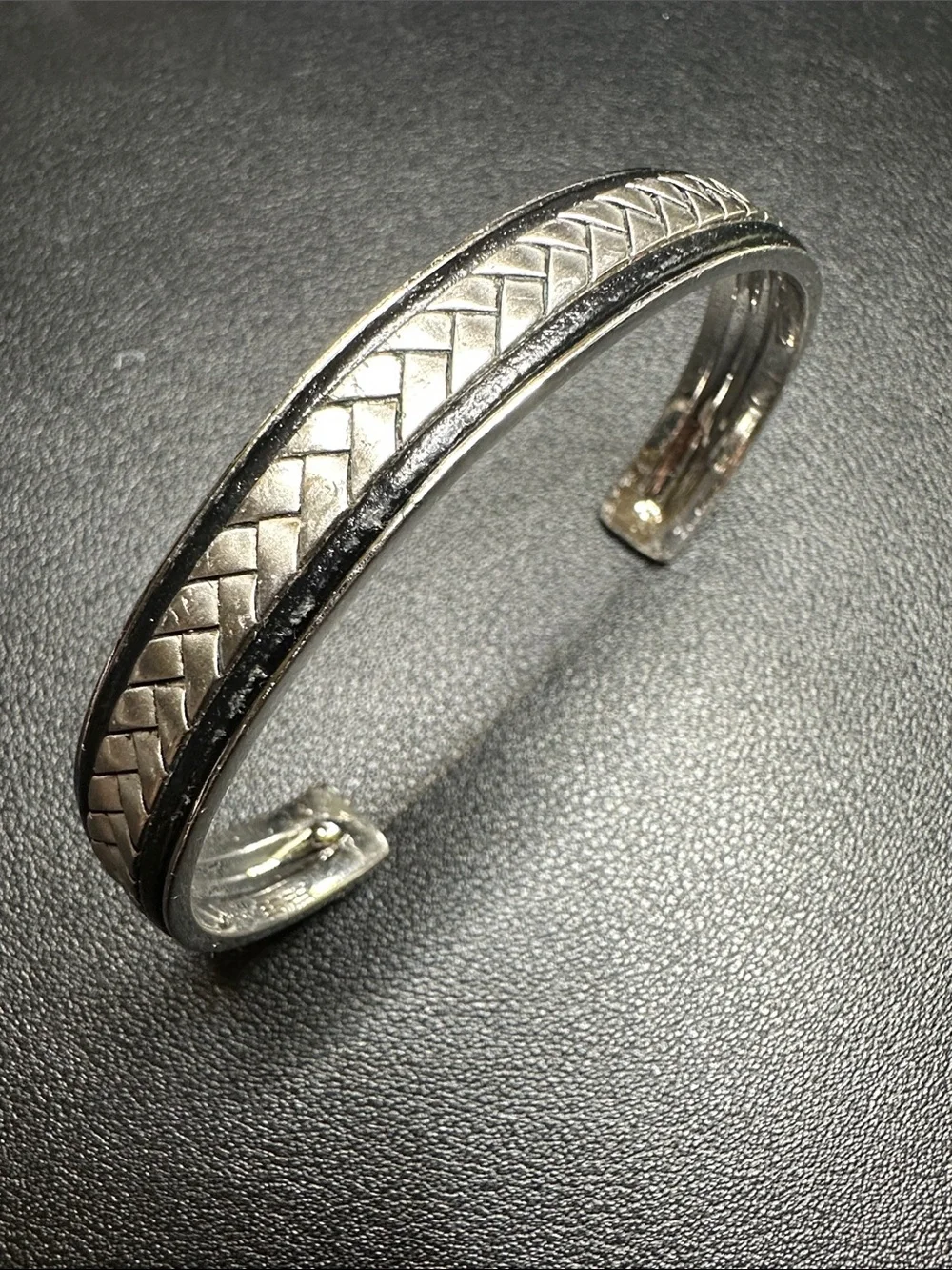 EFFY Woven Cuff Bracelet in Sterling Silver